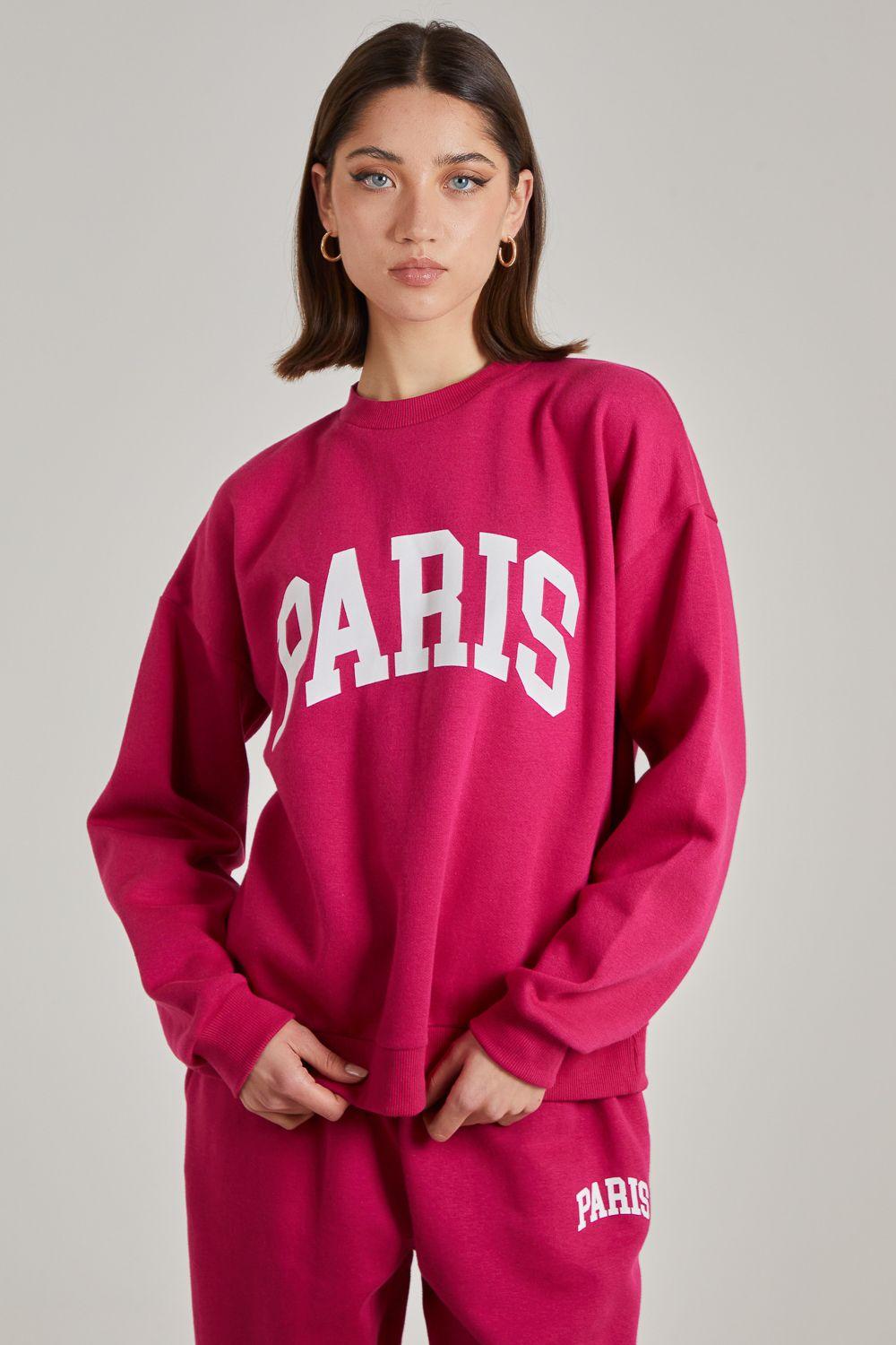 Paris Oversized Sweatshirt by PINK VANILLA