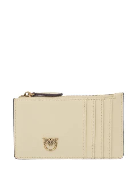 Airone chevron zip wallet by PINKO