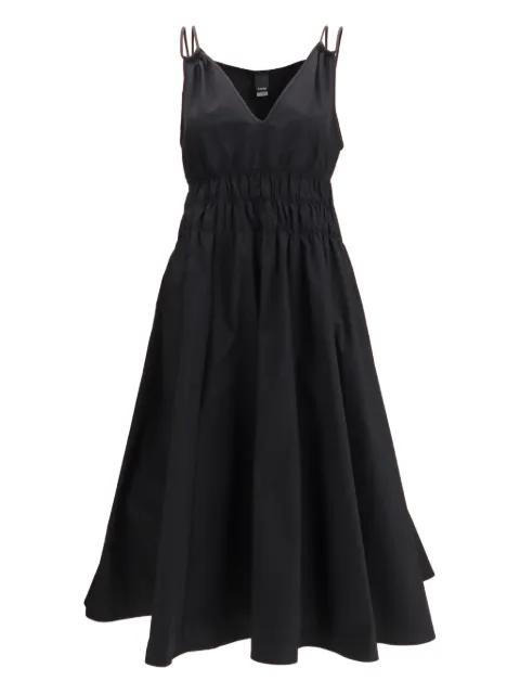 Amie V-neck ruched midi dress by PINKO