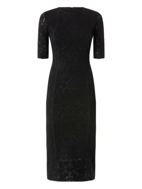 Arame crew-neck midi dress by PINKO