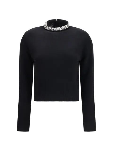 Berlino crystal-embellished sweater by PINKO