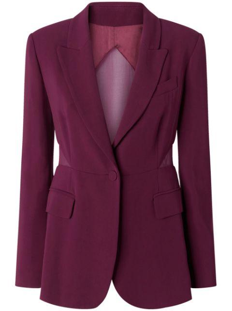 Cady single-breasted blazer by PINKO