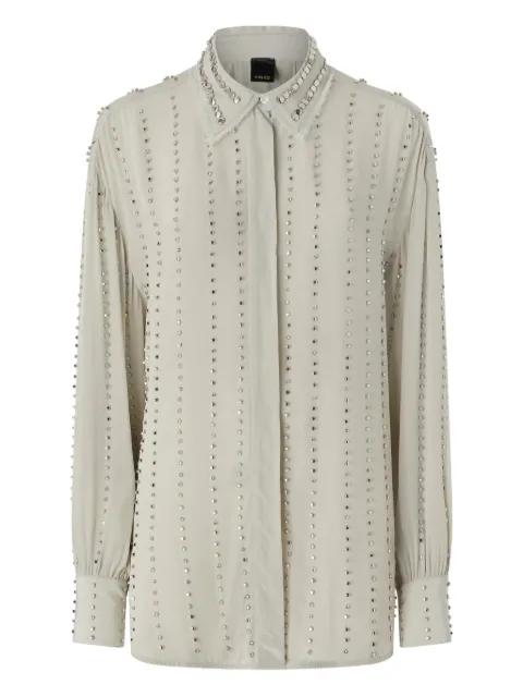 Caitlin embellished shirt by PINKO