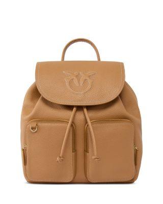 Carrie Leather Backpack by PINKO