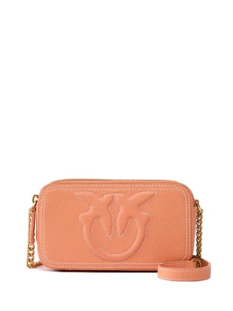 Carrie logo-embossed cross body bag by PINKO