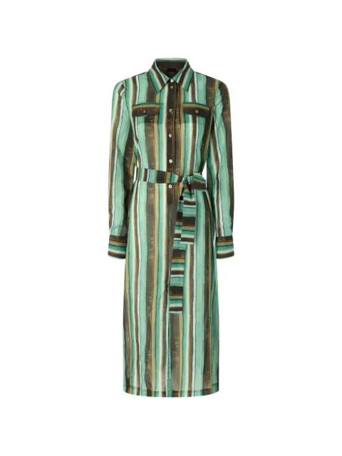 Castignano belted midi shirt dress by PINKO