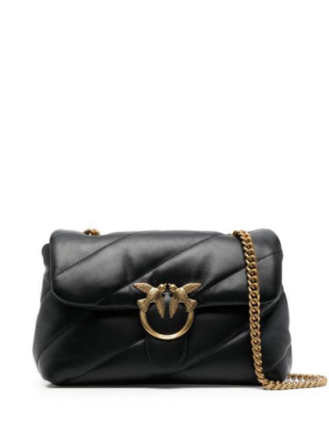 Classic Love bird detail shoulder bag by PINKO