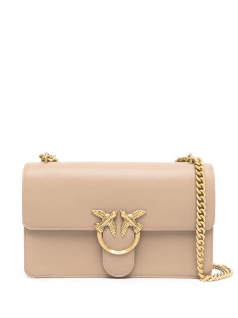 Classic Love leather shoulder bag by PINKO