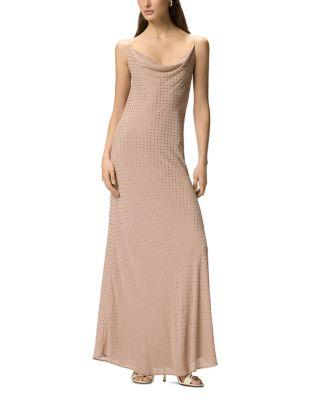 Farro Georgette Slip Dress by PINKO