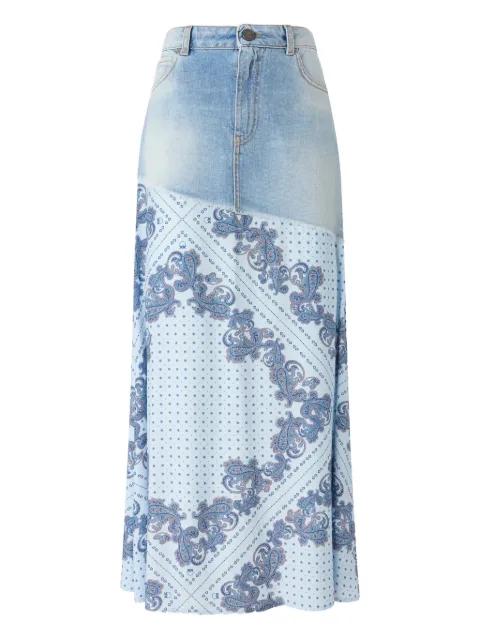Fuga paisley midi skirt by PINKO