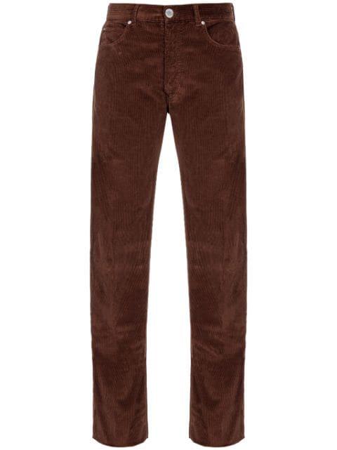 Leyda straight-leg corduroy trousers by PINKO