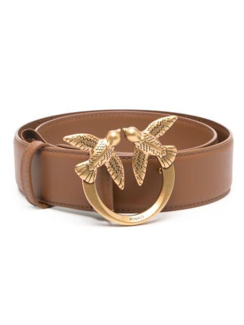 Love Berry leather belt by PINKO