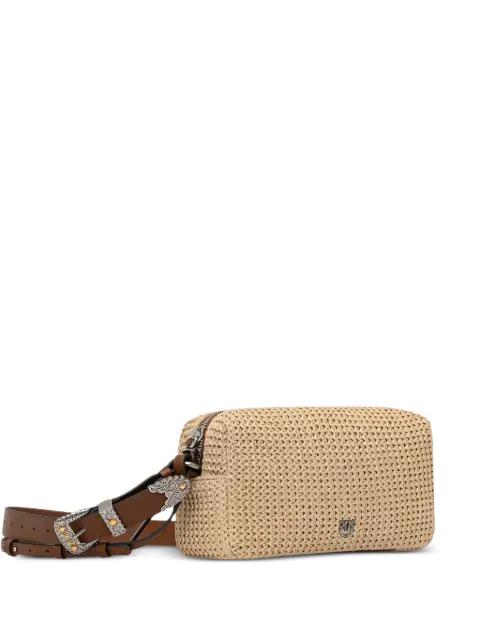 Love Birds buckle-detail shoulder bag by PINKO