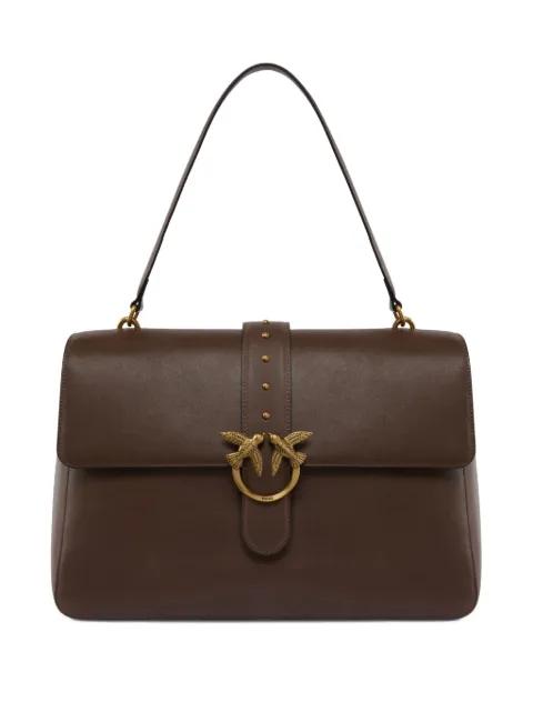 Love Birds buckle tote bag by PINKO