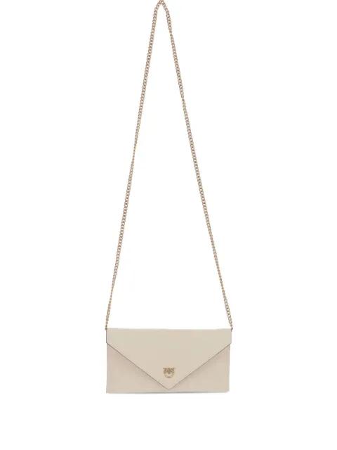 Love Birds chain-strap envelope clutch bag by PINKO