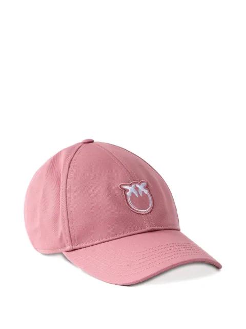 Love Birds-embroidered baseball cap by PINKO