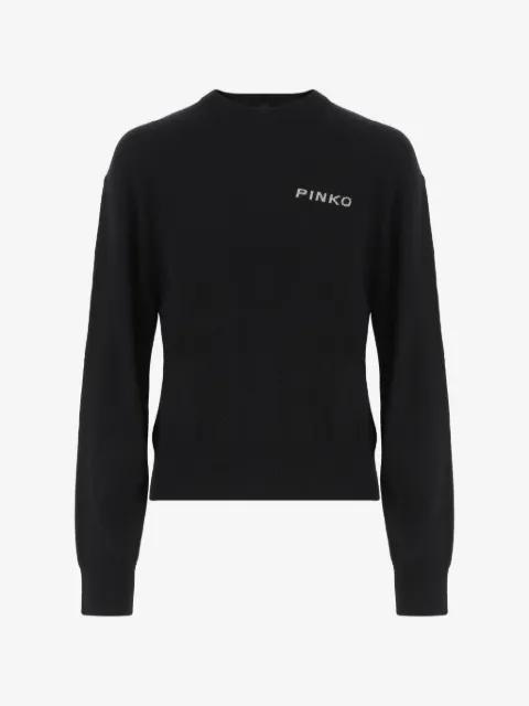 Love Birds intarsia-knit sweater by PINKO