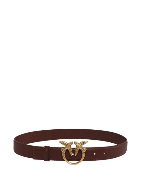 Love Birds leather belt by PINKO