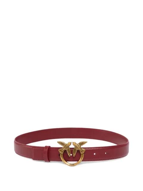 Love Birds leather belt by PINKO