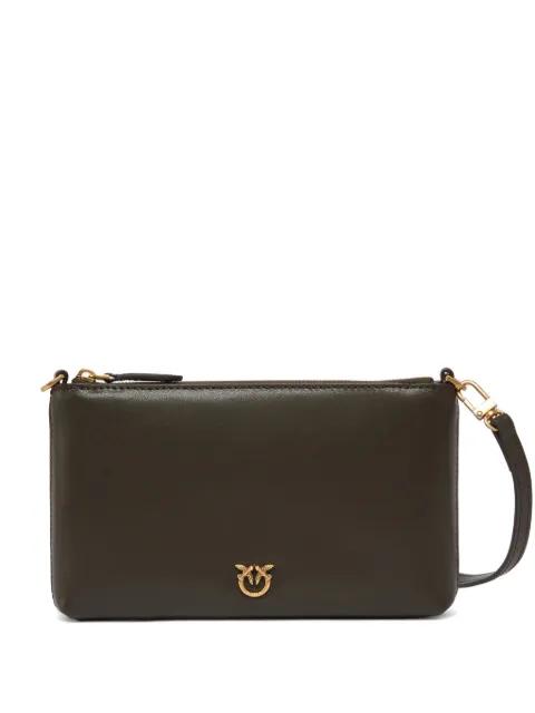 Love Birds leather clutch bag by PINKO