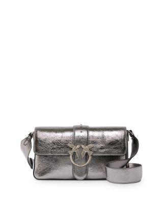 Love One Classic Slouchy Leather Shoulder Bag by PINKO
