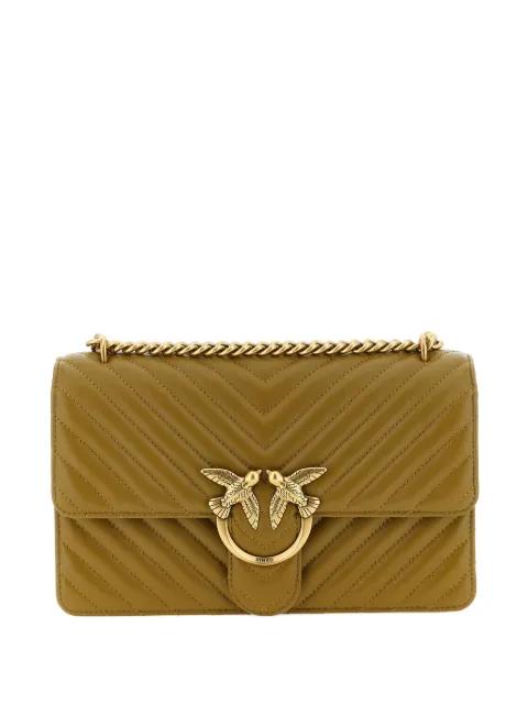 Love One Classic sheepskin cross body bag by PINKO