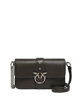 Love One Leather Crossbody by PINKO