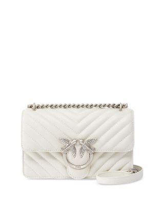Love One Mini Quilted Leather Crossbody by PINKO