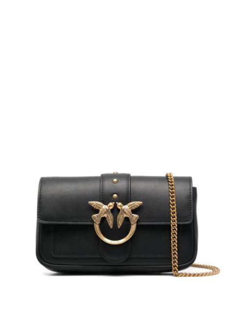 Love One Pocket leather crossbody bag by PINKO