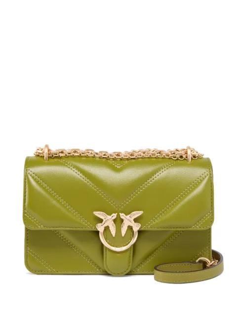 Love One triple-chain chevron cross body bag by PINKO