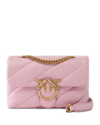 Love Puff Mini Quilted Leather Crossbody by PINKO