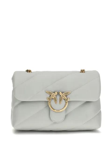 Love quilted bird-hardware shoulder bag by PINKO