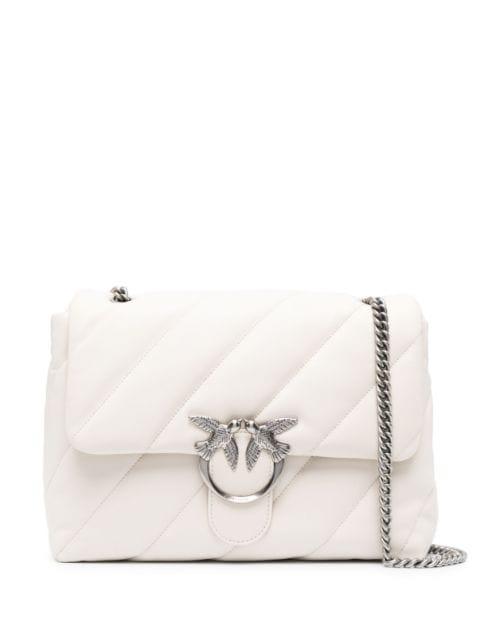 Love quilted shoulder bag by PINKO