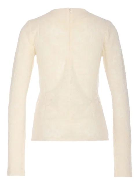 Marinara zip crew-neck top by PINKO