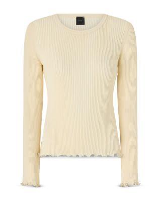 Nebbia Maglia Crepe Mosso Top by PINKO