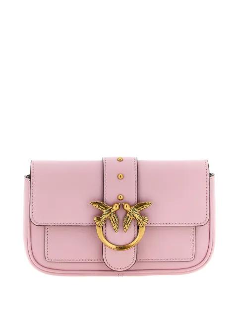 Pocket Love One studs birds crossbody bag by PINKO