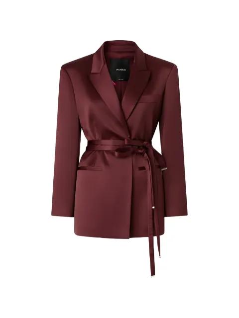 Rapa belted jacket by PINKO