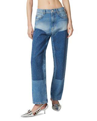 Rose Straight Leg Jeans in Mid Wash by PINKO