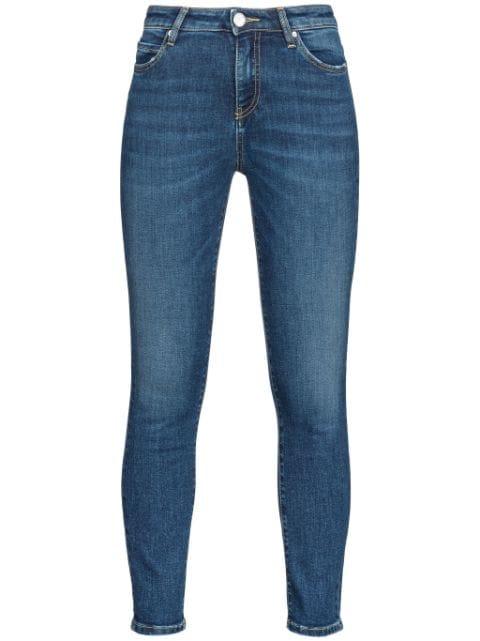 Sabrina cotton-blend jeans by PINKO