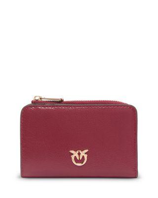 Shiny Mini Calf Skin Wallet by PINKO