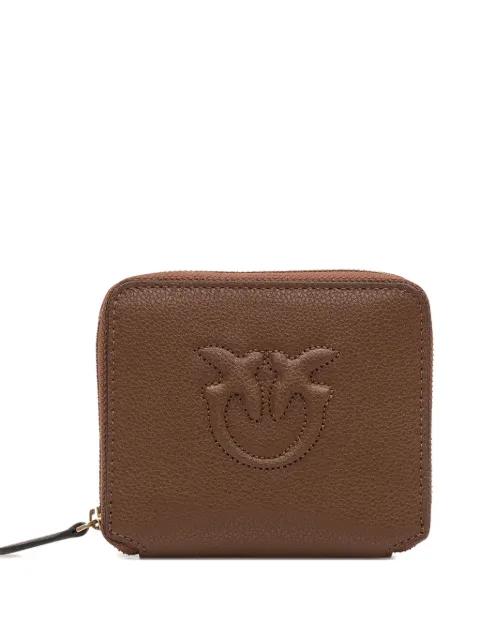 Taylor embossed logo zip-around purse by PINKO