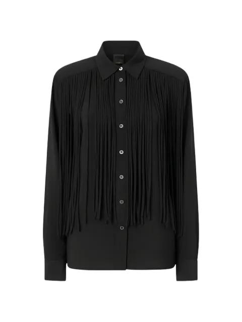 Texan-style fringed shirt by PINKO