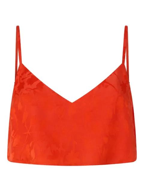 V-neck floral top by PINKO