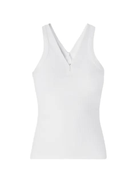 V-neck ribbed top by PINKO