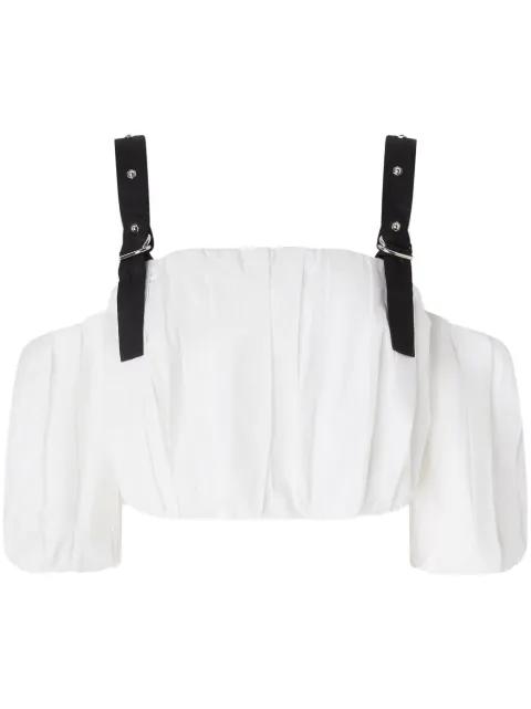 adjustable cropped top by PINKO