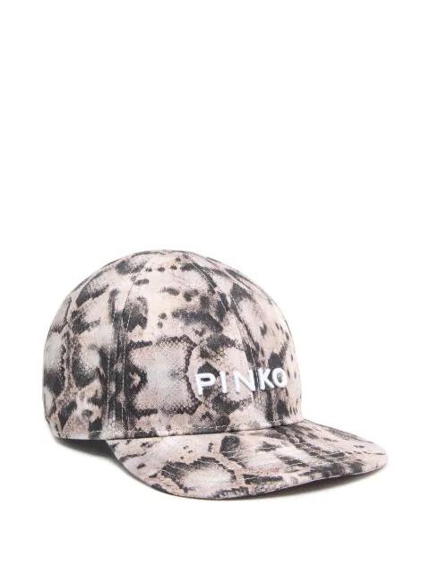 animal-print baseball cap by PINKO