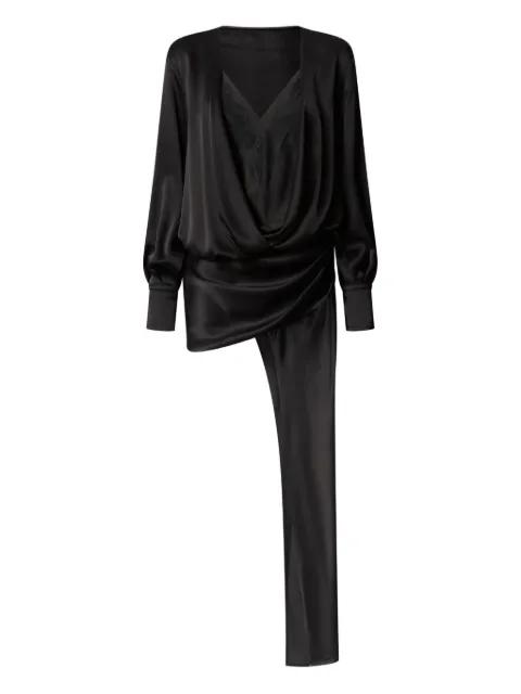 asymmetric draped mini dress by PINKO