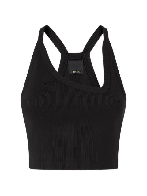 asymmetric ribbed top by PINKO