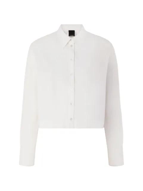 back curls cropped shirt by PINKO