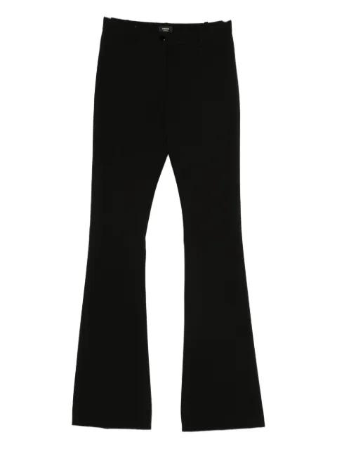 back-slit flared trousers by PINKO